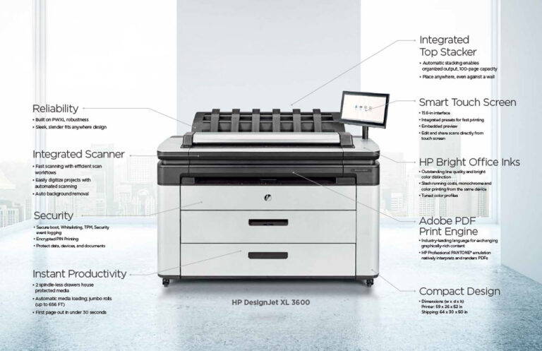 HP DESIGNJET XL 3600 walkaround