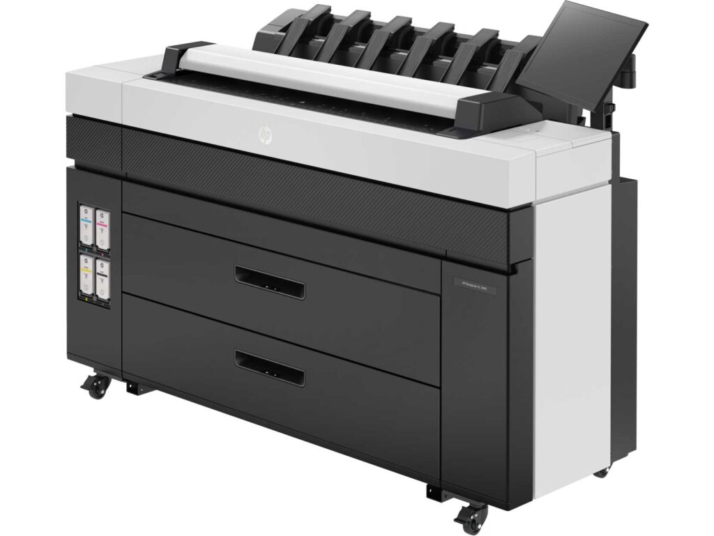 HP DesignJet XL 3800 left facing view.