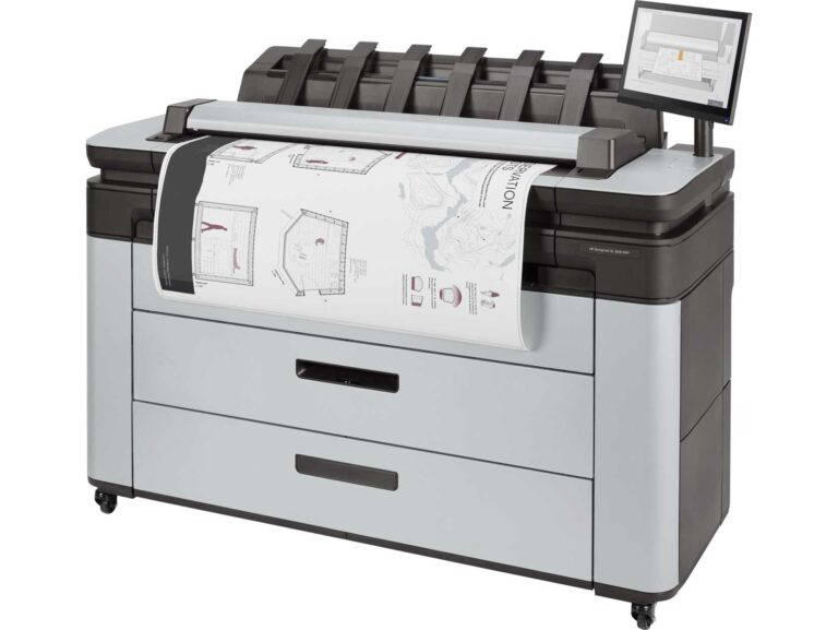 HP DesignJet left facing