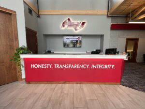 HBI front desk.