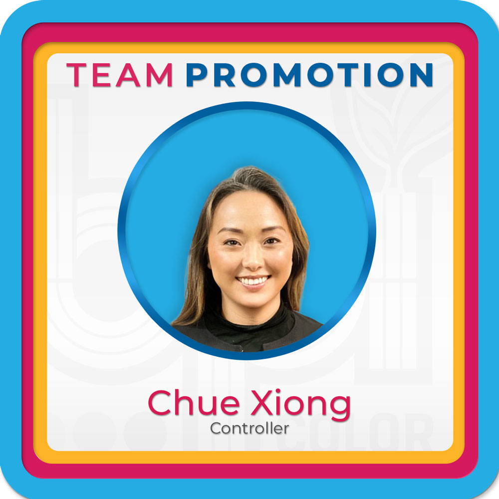 Chue Xiong Promotion Announcement