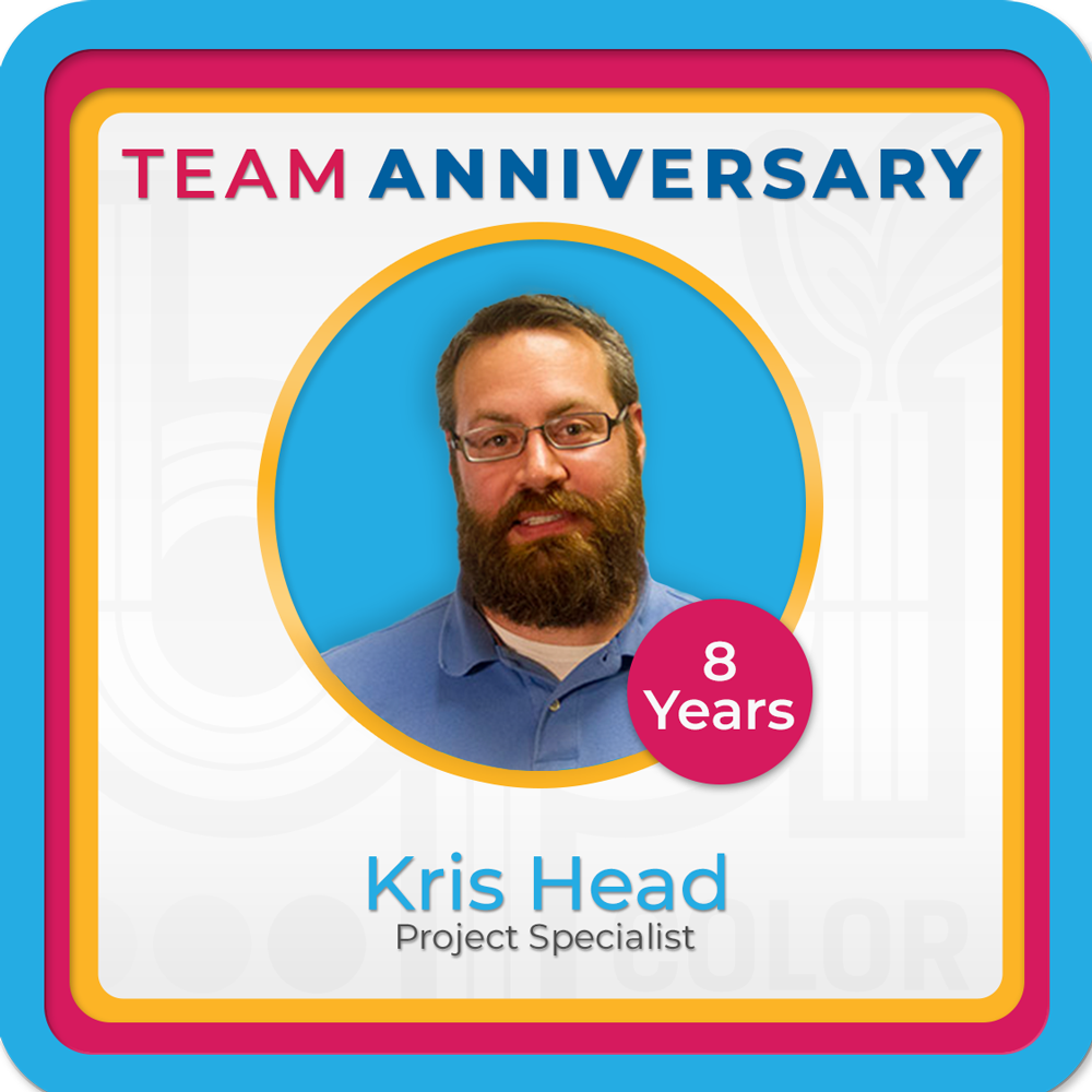 April 2025 Newsletter 19 Employee Anniversary Graphic