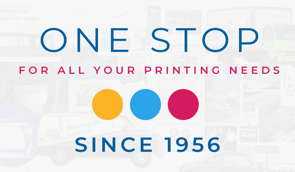 June 2025 Newsletter 2 banner featuring the phrase “One Stop for All Your Printing Needs Since 1956” with colorful print dots and a collage of historical photos.