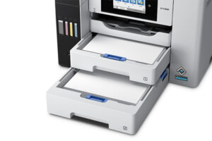 WF ST C5500 closeup paper trays 690x460