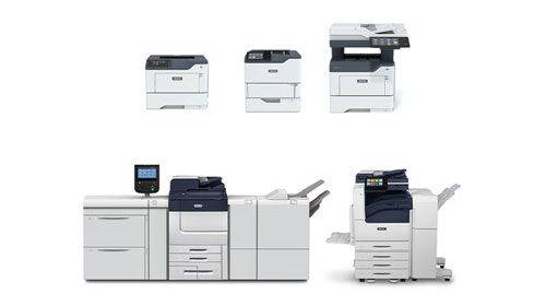 Xerox Printer image collage.