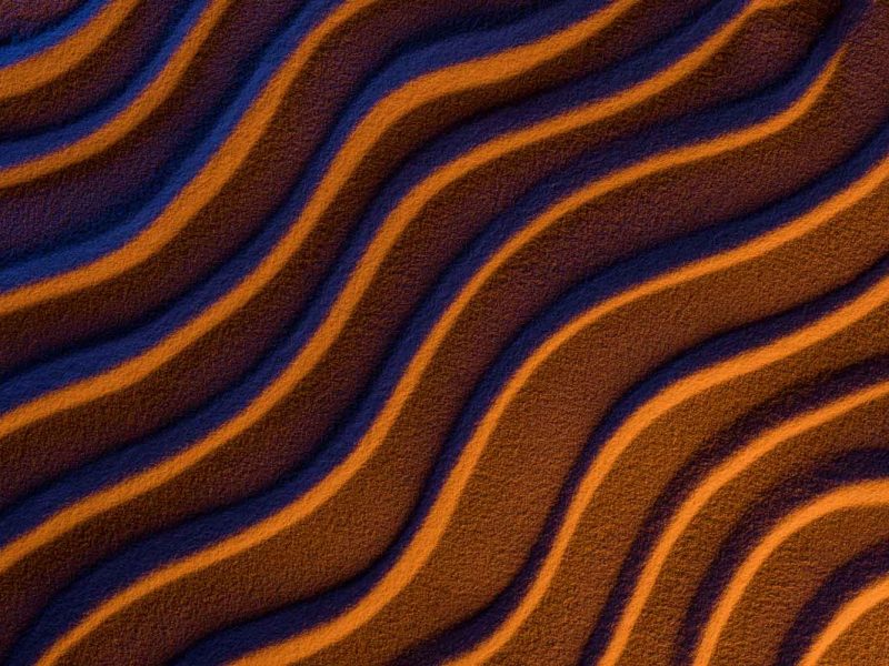 Abstract Wavy Sand Pattern showing alternating light and shadow bands in a rhythmic, flowing design for a visually striking textured background.